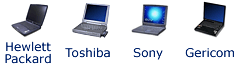 Hewlett Packard Toshiba Sony Gericom